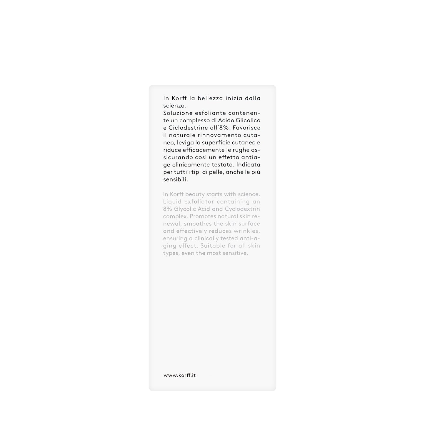 Korff Anti-Age Glycolic Liquid 100 ml