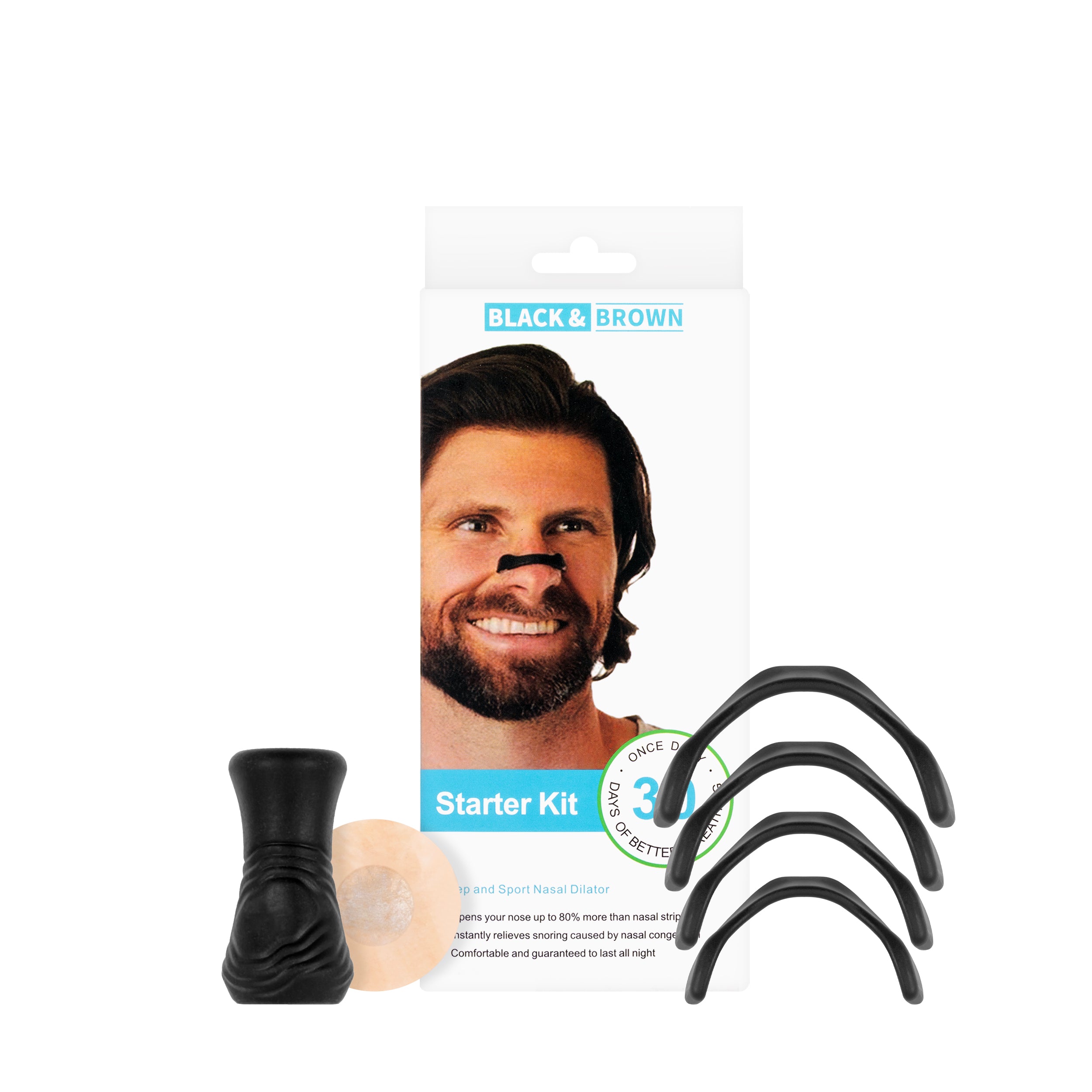 Black And Brown Nasal Dilator