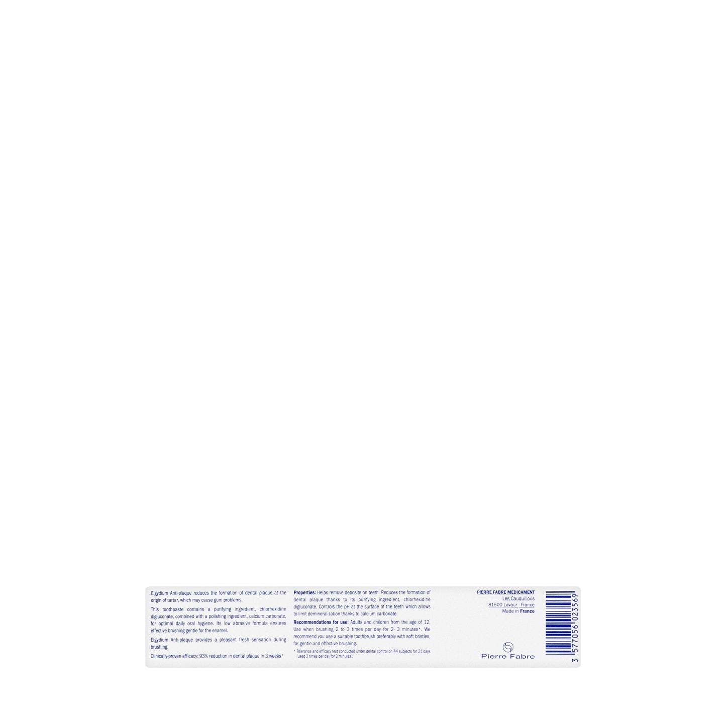 Elgydium Anti Plaque ToothPaste 75 Ml