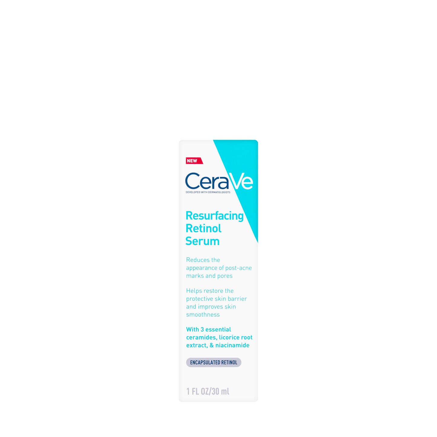 CeraVe Resurfacing Retinol Serum for Post-Acne Marks and Skin Texture  1Oz