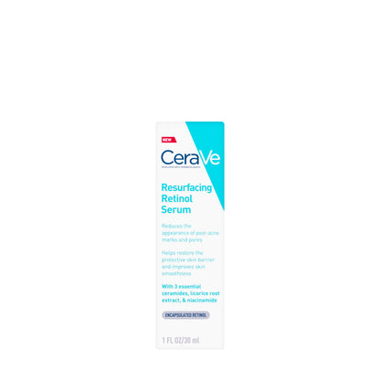 CeraVe Resurfacing Retinol Serum for Post-Acne Marks and Skin Texture  1Oz