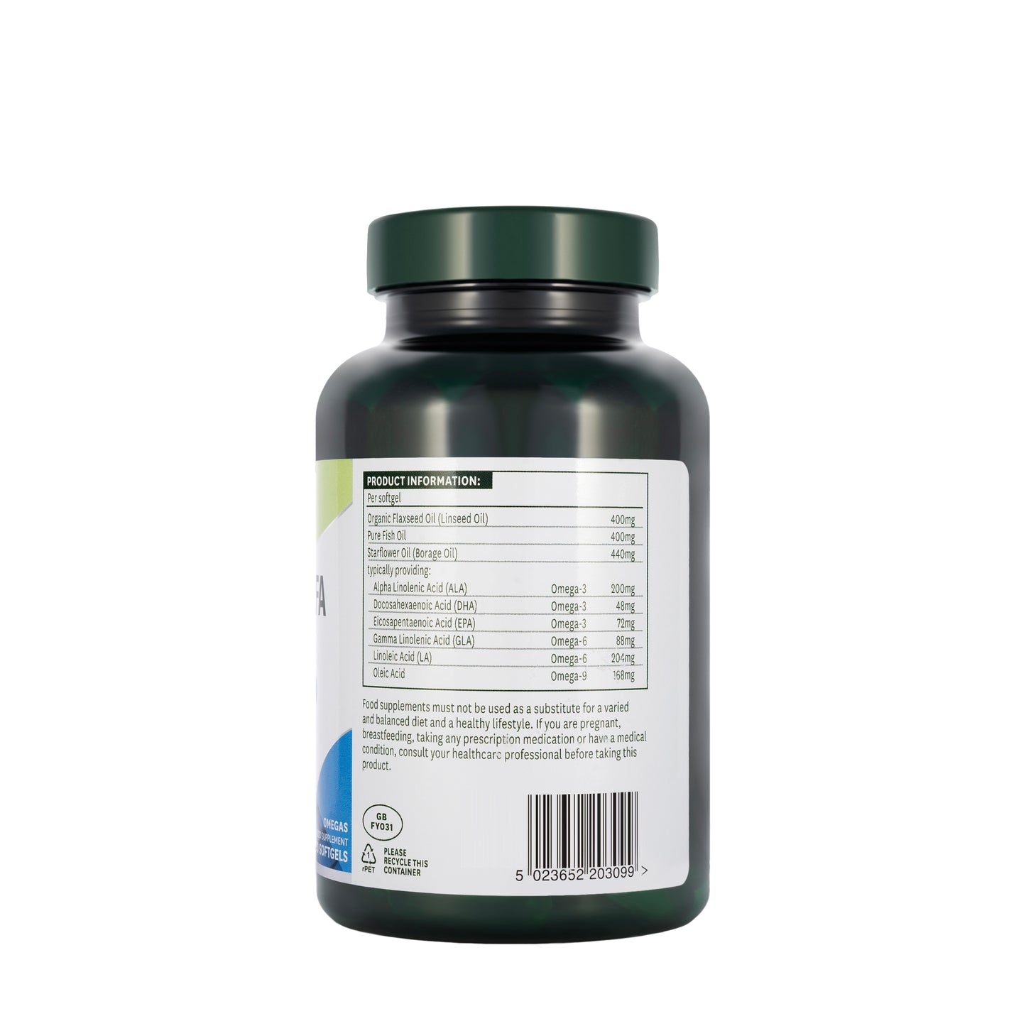 Natures Aid Complete EFA 1200 Mg [Omega 3-6-9] 90 Tablet