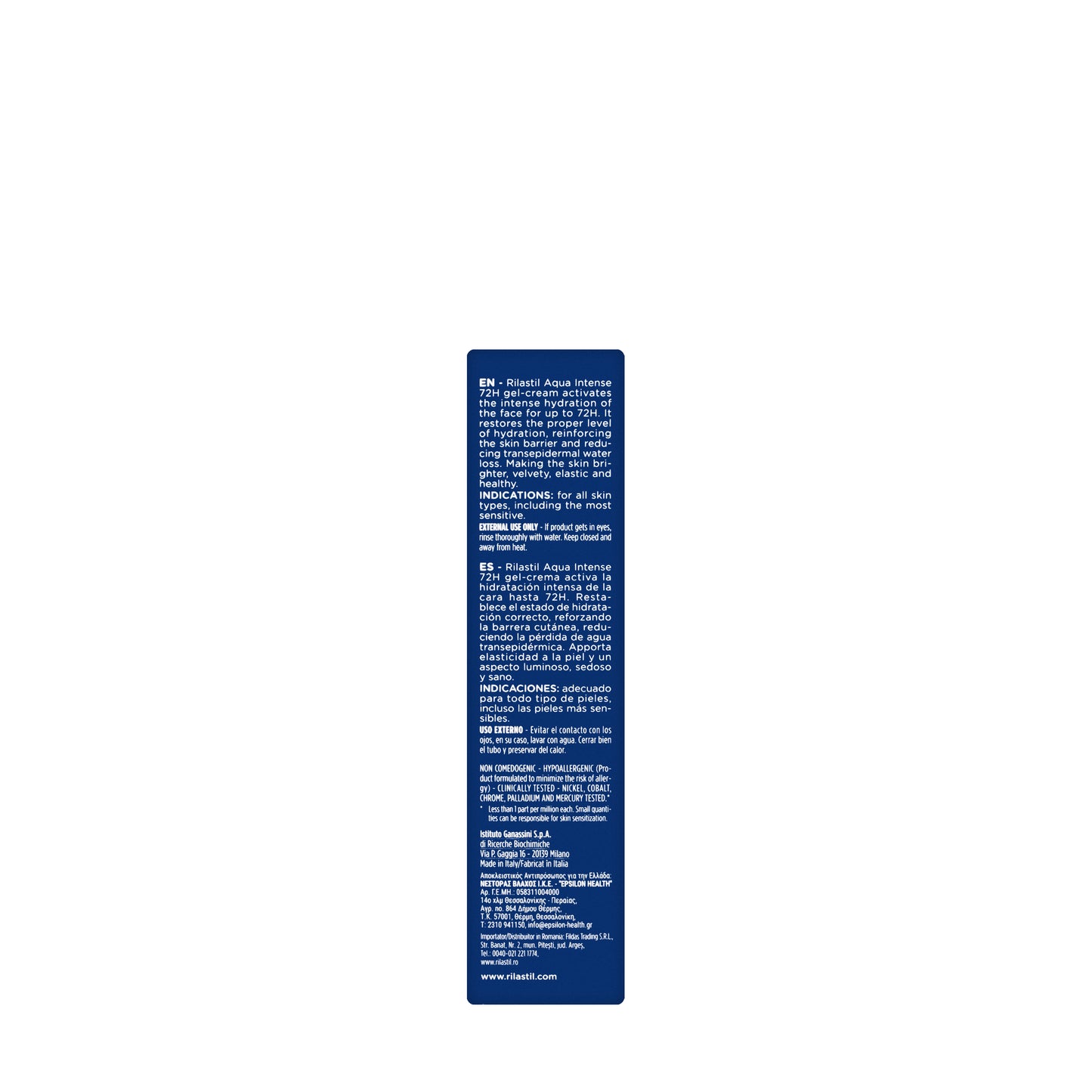 Rilastil Aqua Intense 72H Gel Cream 40 Ml