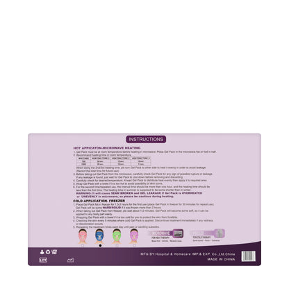 Homecare Hot and Cold Face Mask Gel
