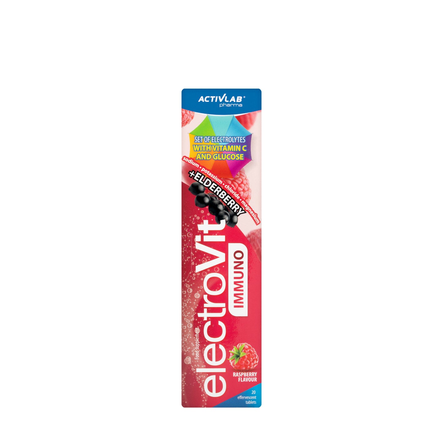 Activlab Electrovit Immuno Raspberry 20 Effervescent Tablets