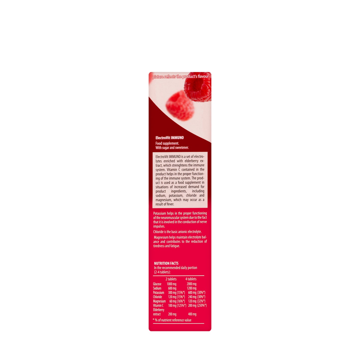 Activlab Electrovit Immuno Raspberry 20 Effervescent Tablets