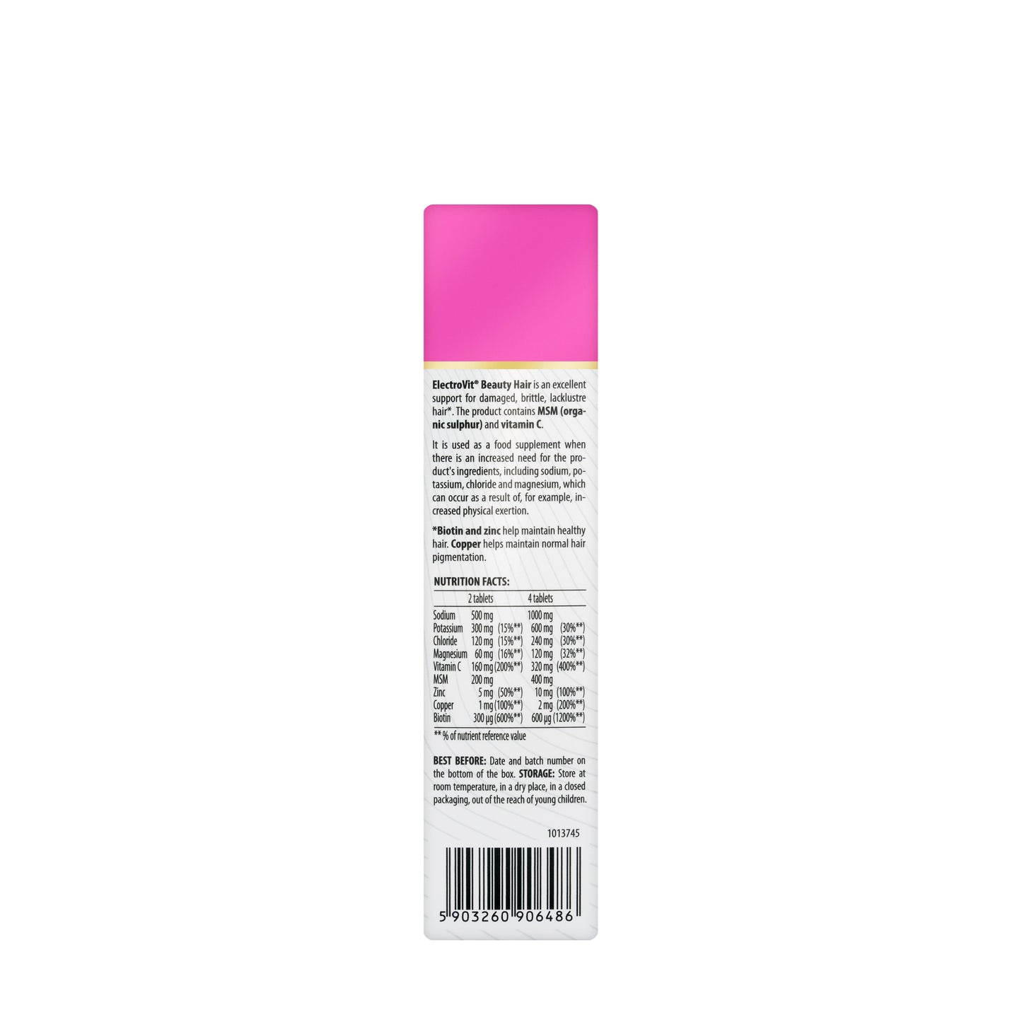 Activlab Electrovit Beauty Hair 20 Effervescent Tablets