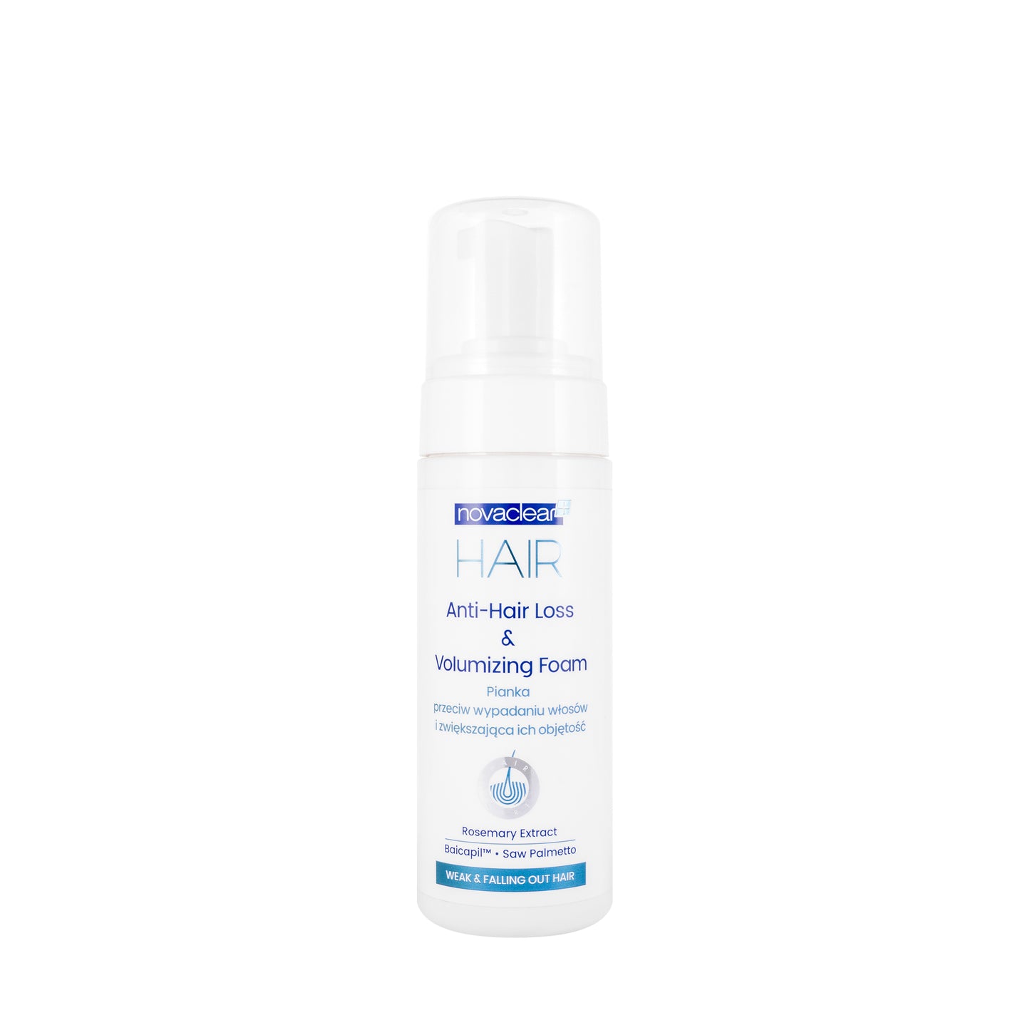 Novaclear Anti Hair Loss & Volumizing Foam 150 ml