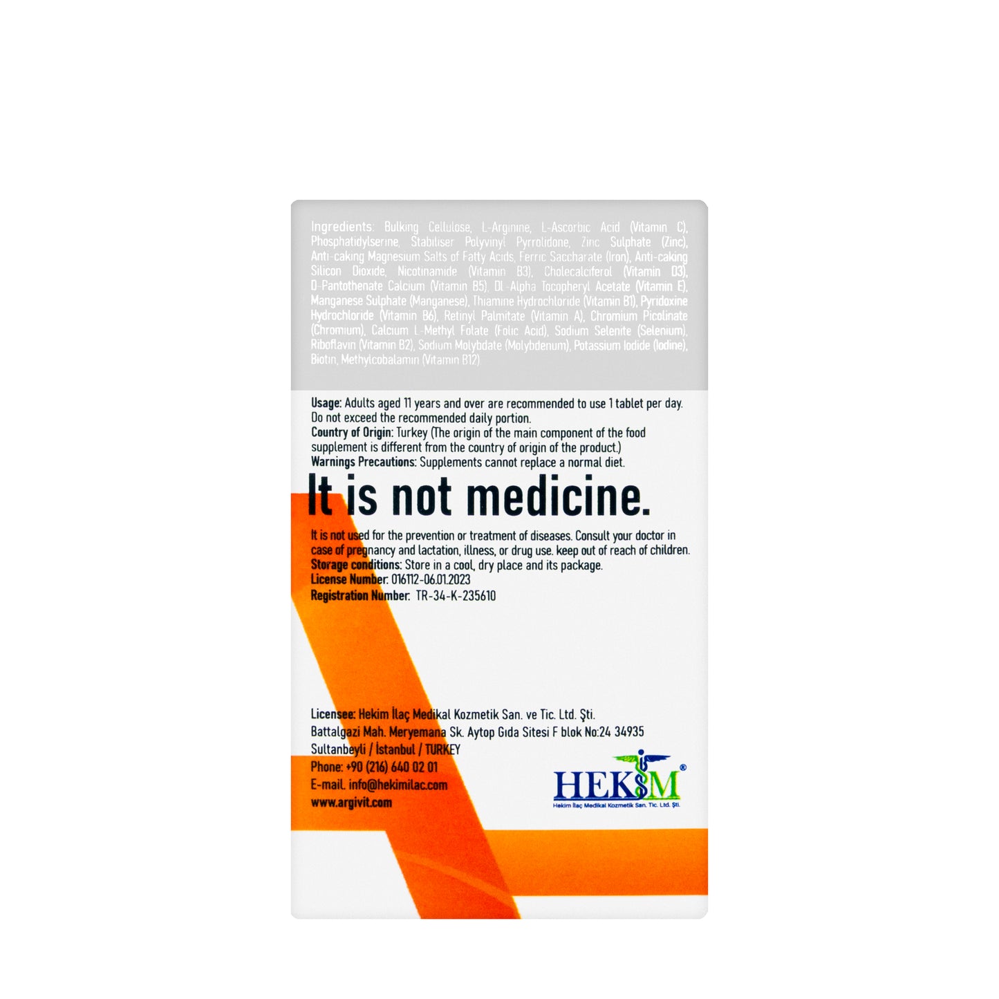 Argivit Focus 30 Tablets