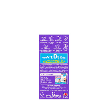 Wellbaby Vitamin D3 Drops 30 ml