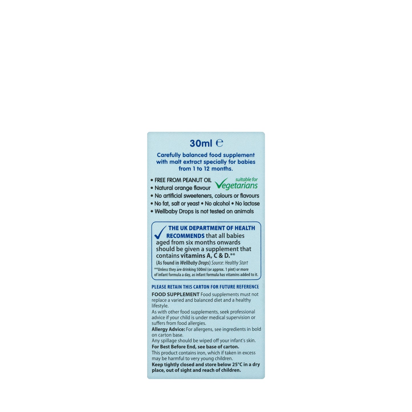 Wellbaby Multivitamin Drops 30 ml