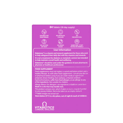 Vitabiotic Diabetone Plus  Dual Pack 84 Tablets
