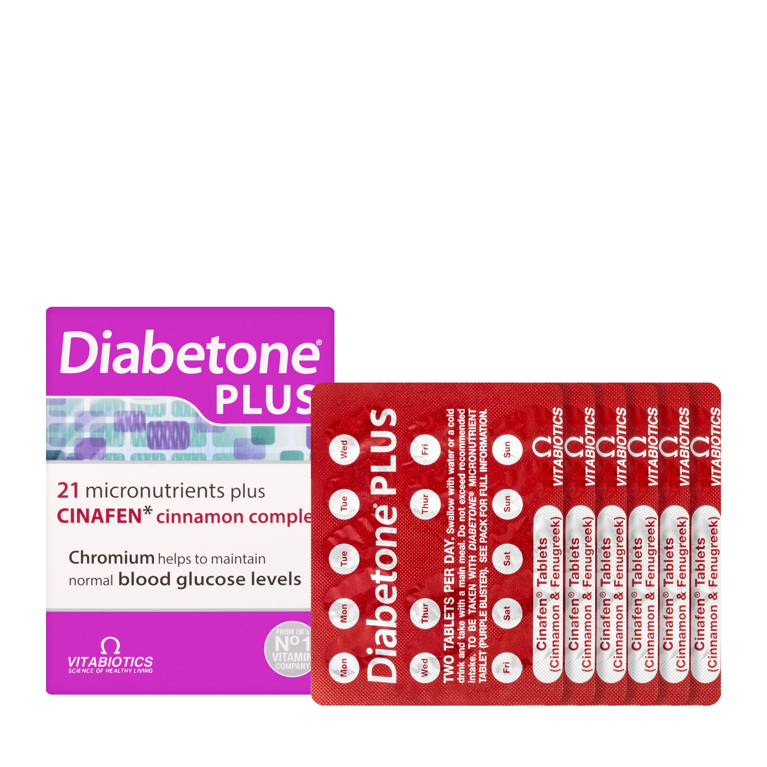 Vitabiotic Diabetone Plus  Dual Pack 84 Tablets