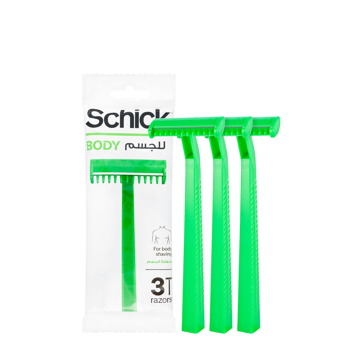 Schick Body Razors 3 Pieces