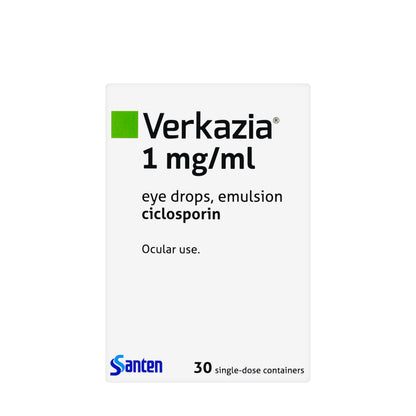 Verkazia 1 mg/ml Eye Drops 30 Single Dose