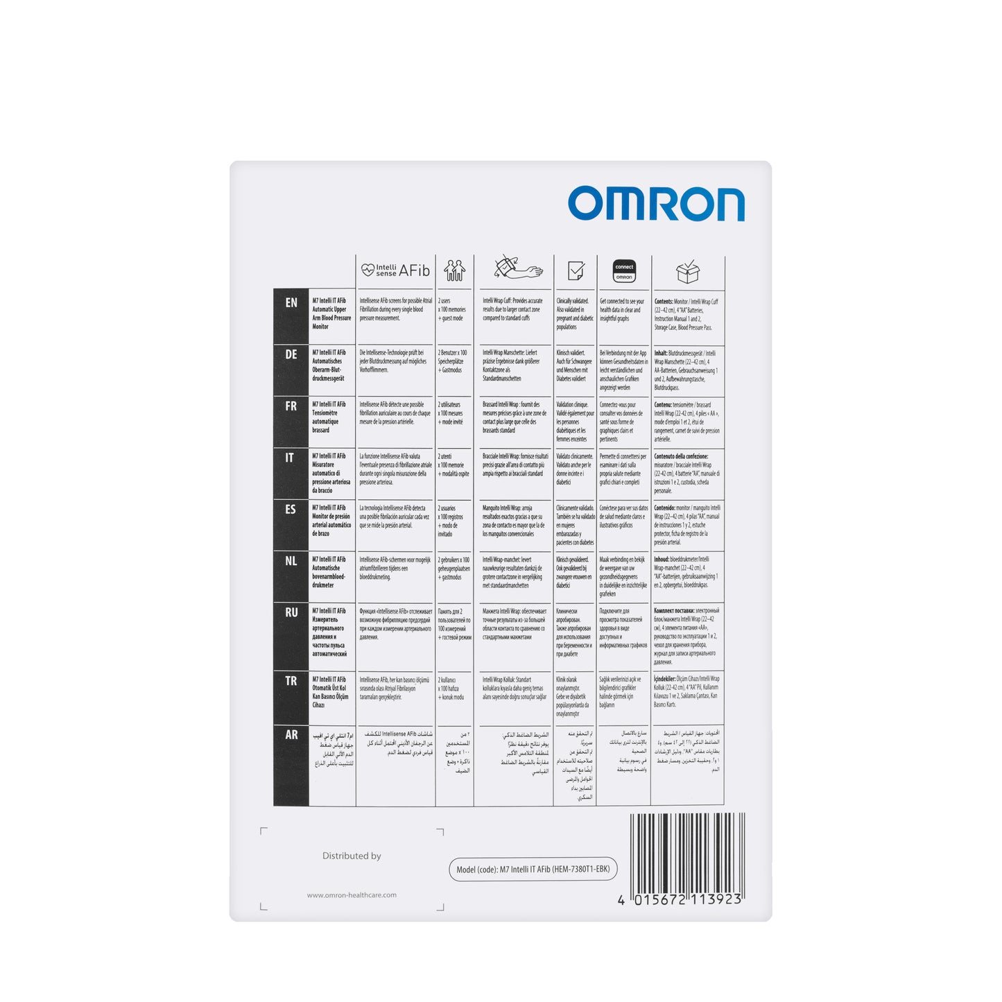 Omron BPM M7 Intelli AFIB