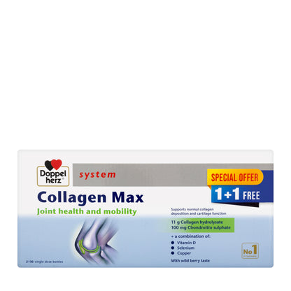 Doppel Herz System Collagen Max 30 Bottles (1+1 Offer)