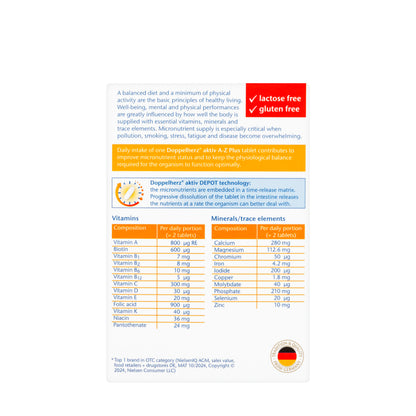 Doppel Herz A-Z Plus 60 Tablets