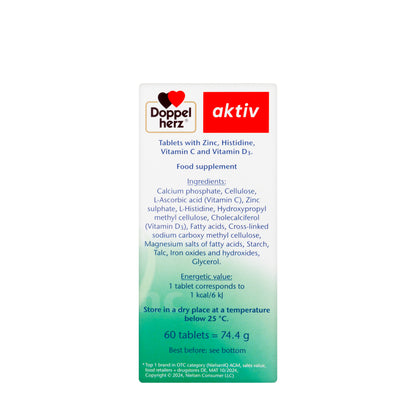 Doppel Herz Zincodin Plus 60 Tablets