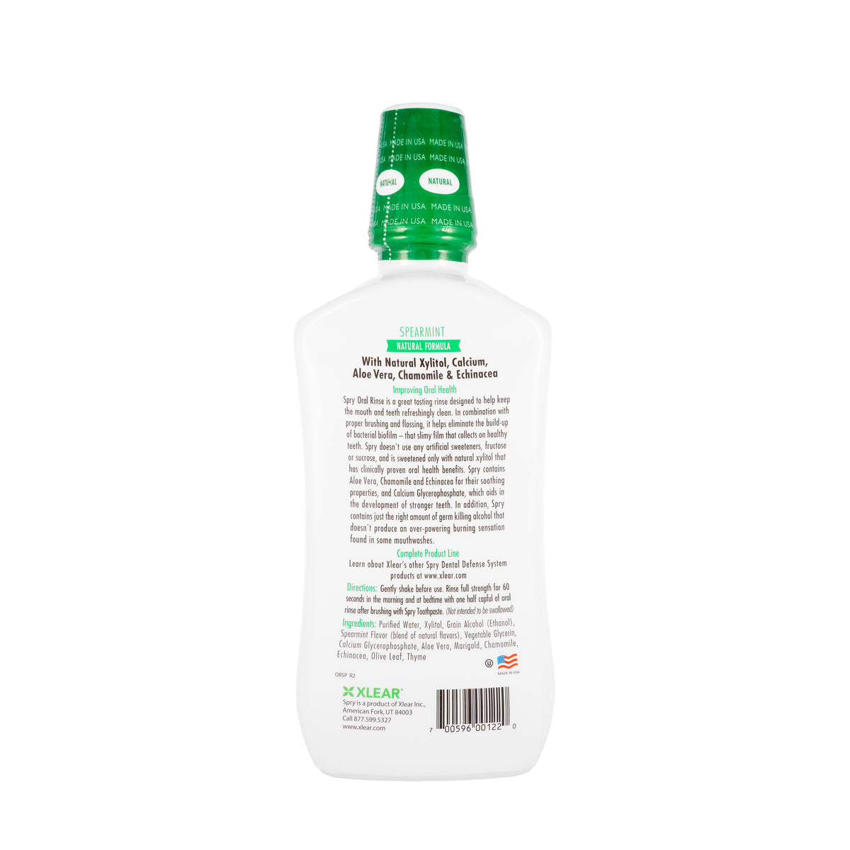SPRY Spearmint Mouthwash 473 ml