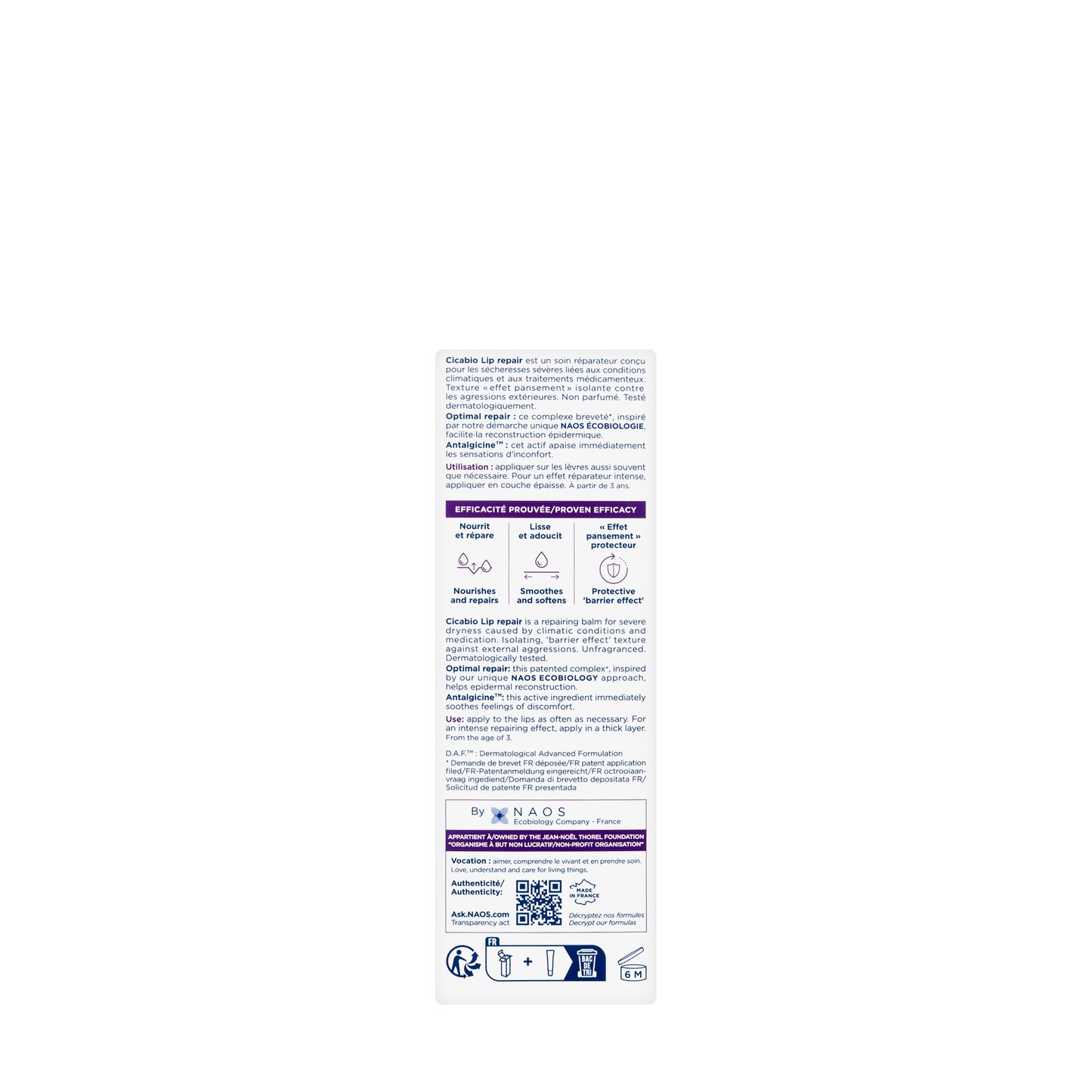 Bioderma Cicabio Lip Repair Balm 10 ml