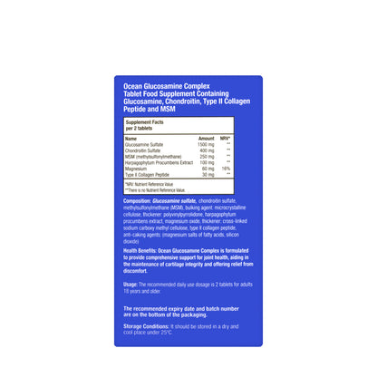 Orzax Ocean Glucosamine Complex 60 Tablets