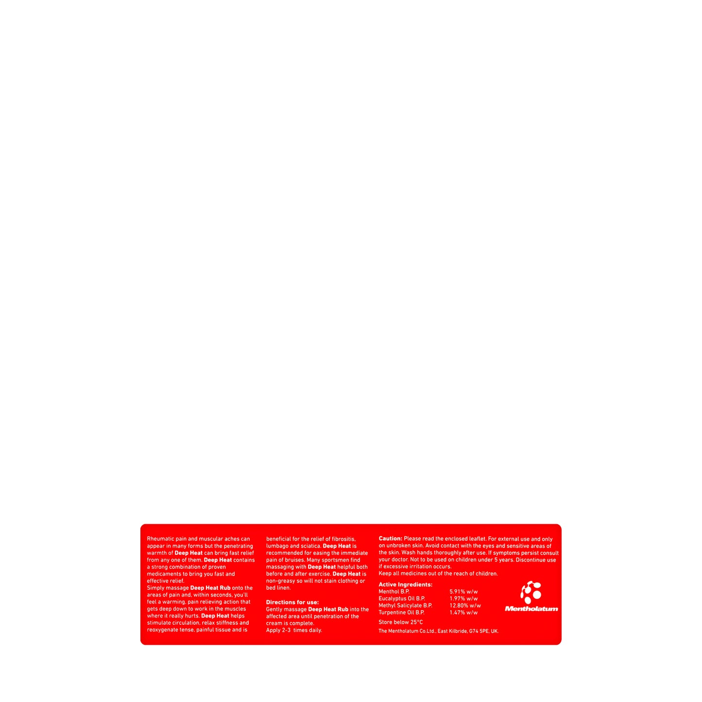 Deep Heat Rub Cream 67 gm