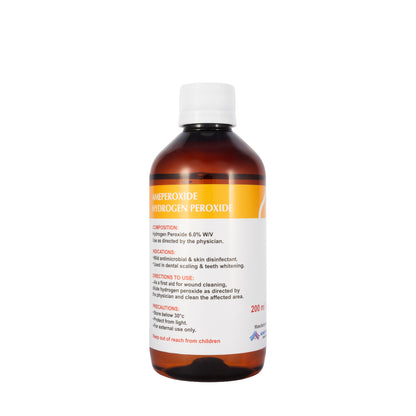 Hydrogen Peroxide 6% [H2O2] 200 ml