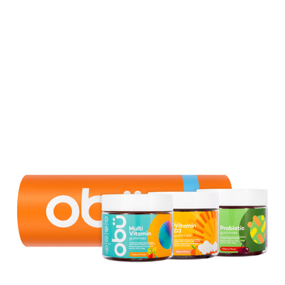 OBU [Multi Vitamin + Vit-D3 & Probiotic Gummies] (Offer)