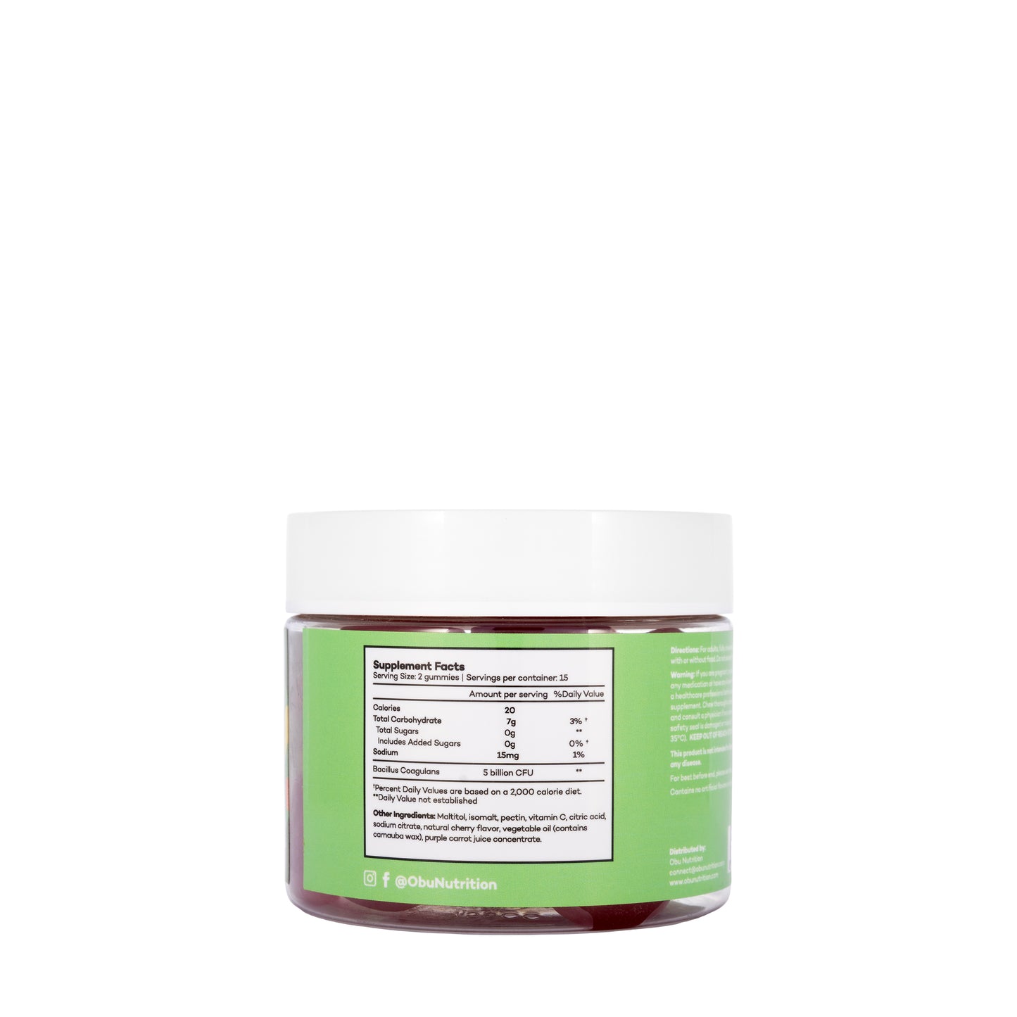 OBU [Vit-D3 + Probiotic + Extra Sleep Gummies] (Offer)