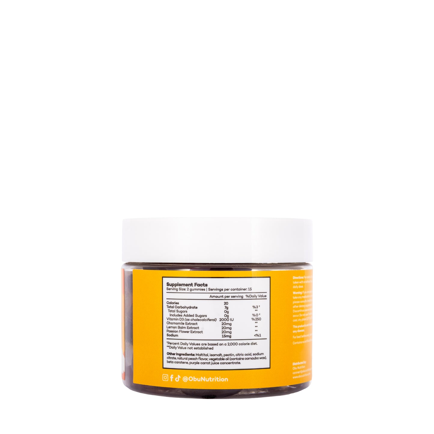 OBU [Vit-D3 + Probiotic + Extra Sleep Gummies] (Offer)