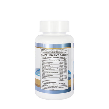 Health RX B-Complex Plus Vit-C & Zinc 60 Capsules
