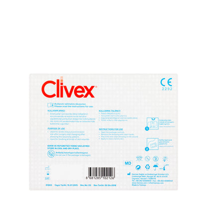 Clivex Non-Woven Dressing 9×10 cm 25 Pieces