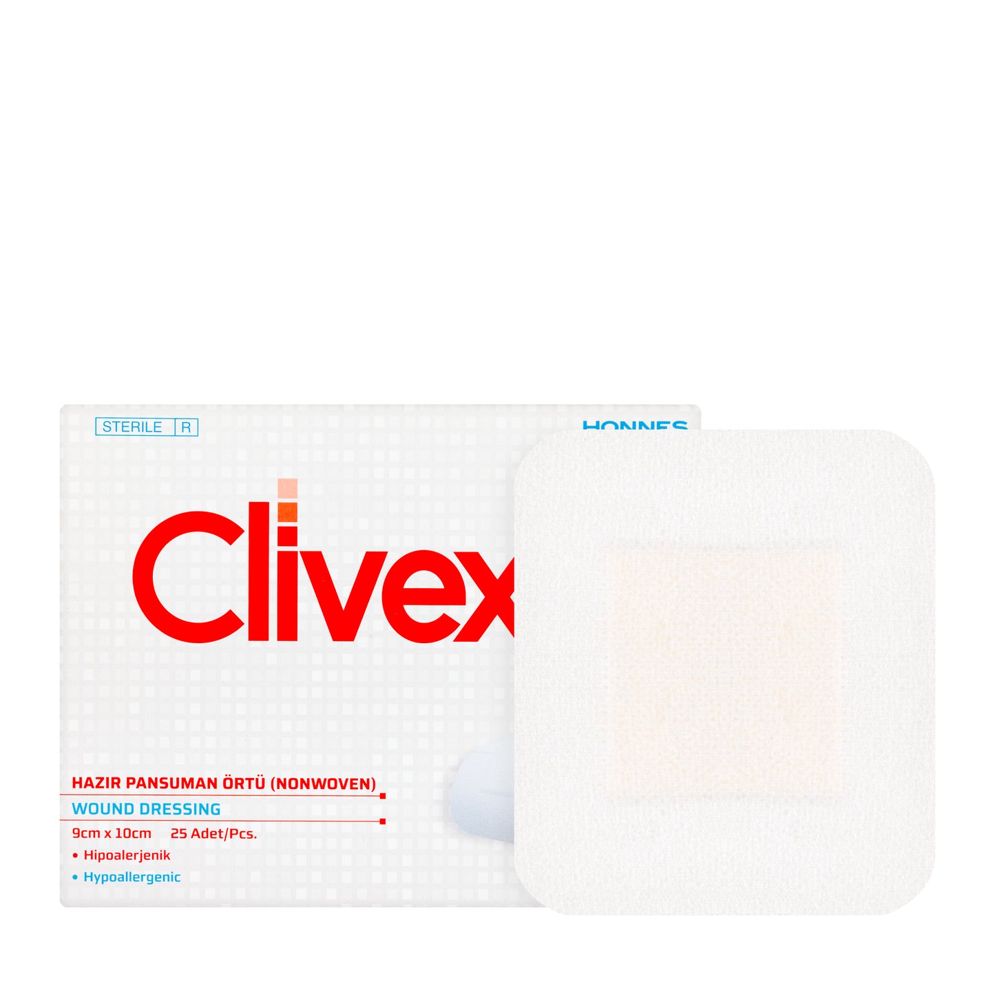 Clivex Non-Woven Dressing 9×10 cm 25 Pieces