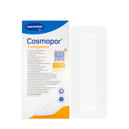 Hartmann Cosmopor Transparent 10×25 cm 25 Pieces