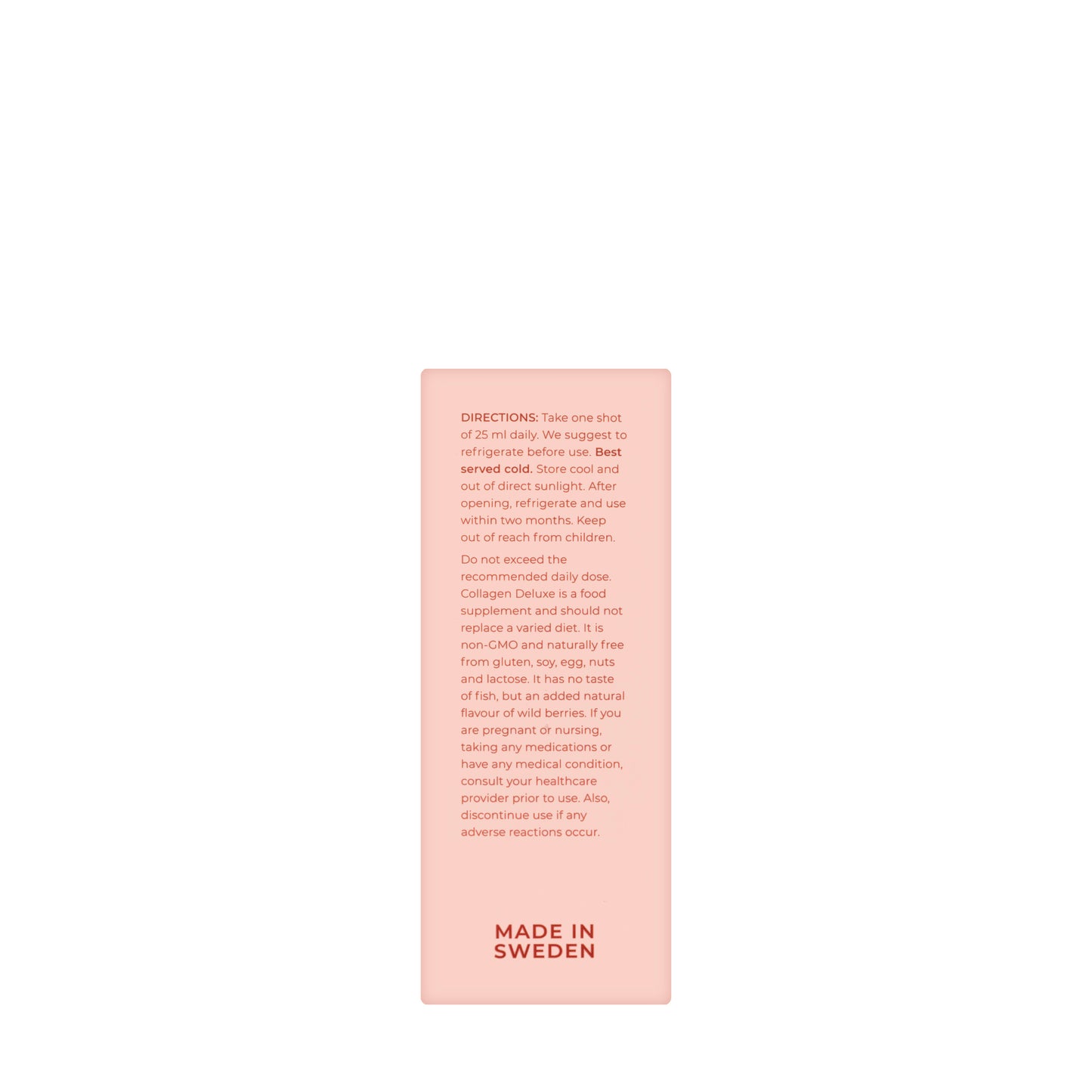Swedish Collagen Deluxe Shots 14×25 ml