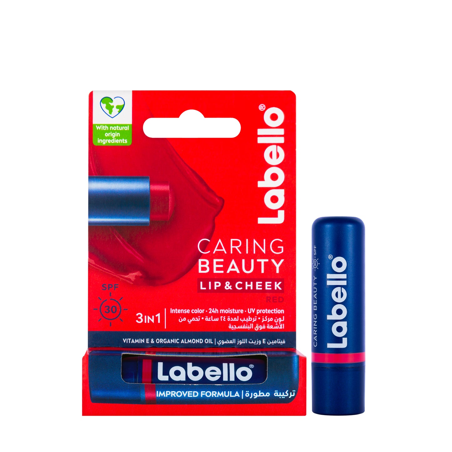 Labello Beauty Lip & Cheek Red 4.8 gm