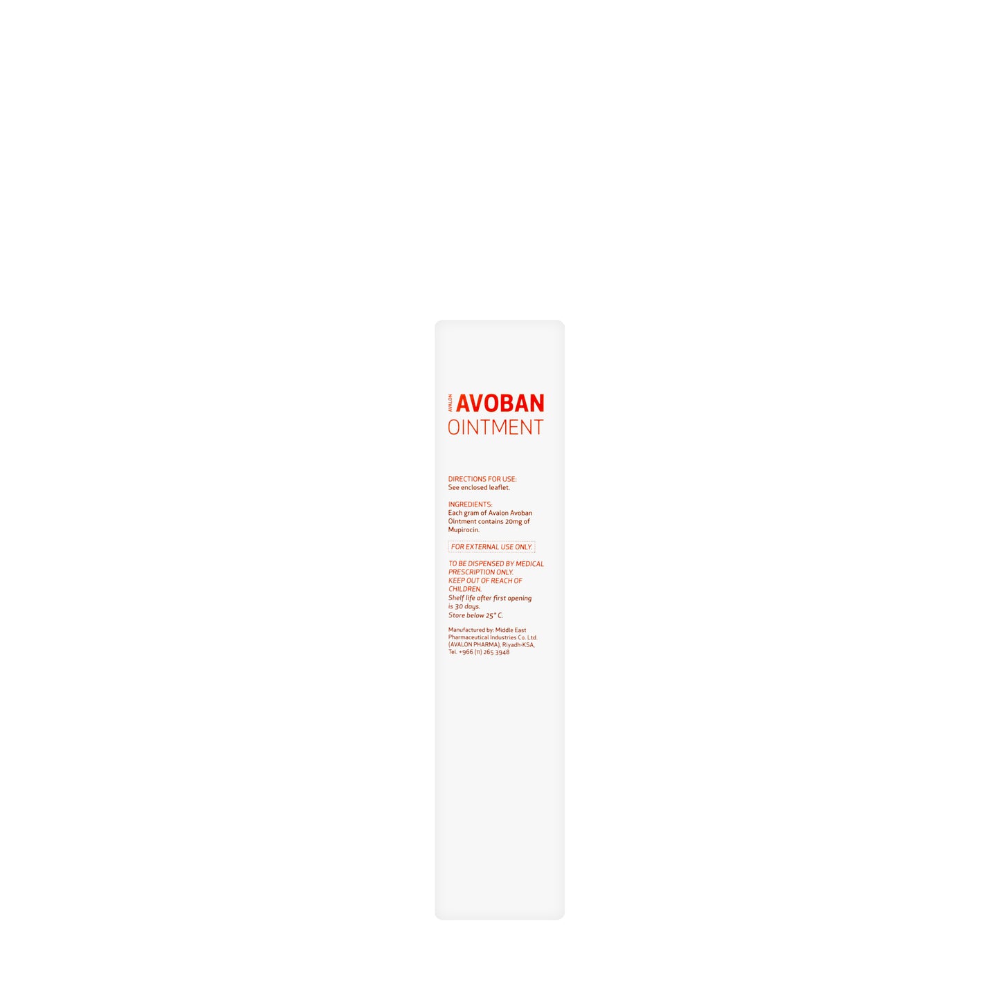 Avalon Avoban 2% Skin Ointment 15 gm