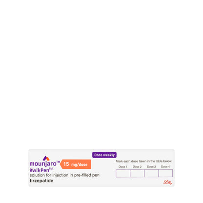 Mounjaro 15 mg/0.6 ml KwikPen Injection 4 Doses