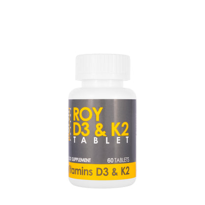 Roy Vit-D3 5000 IU + K2 60 Tablets
