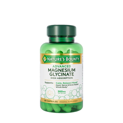 Nature'S Bounty Magnesium Glycinate 360 mg 90 Capsules