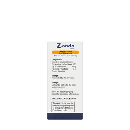 Z-Onda 4 mg/5 ml Syrup 50 ml