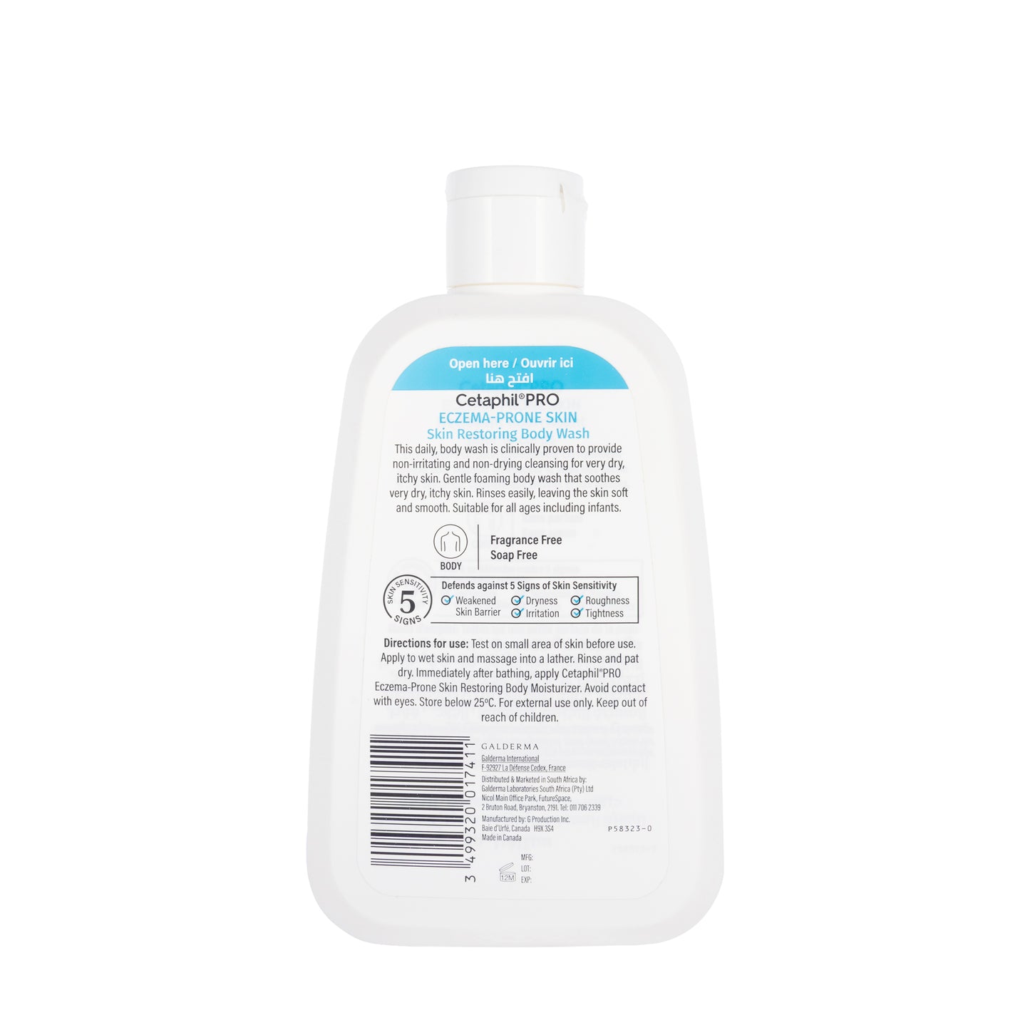 Cetaphil New Pro Eczema Body Wash 236 ml