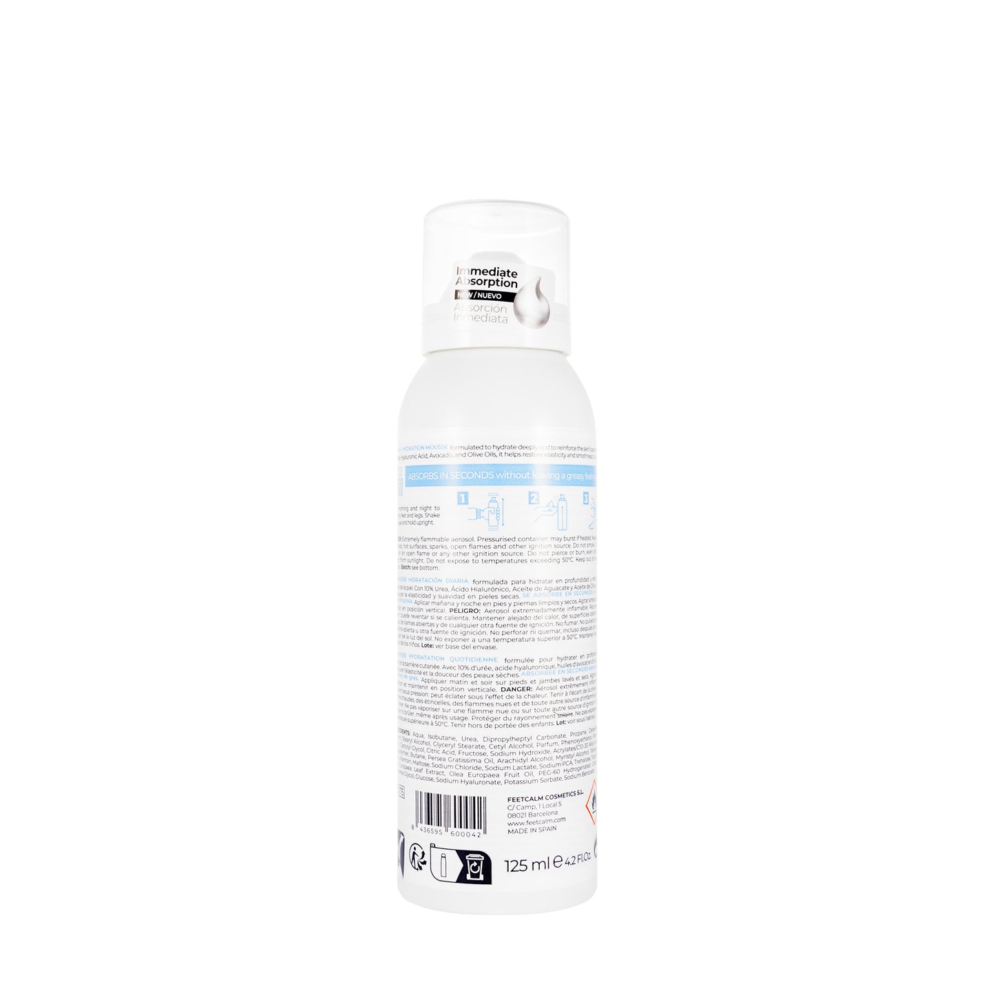 Feetcalm Daily Hydration Mousse 125 ml