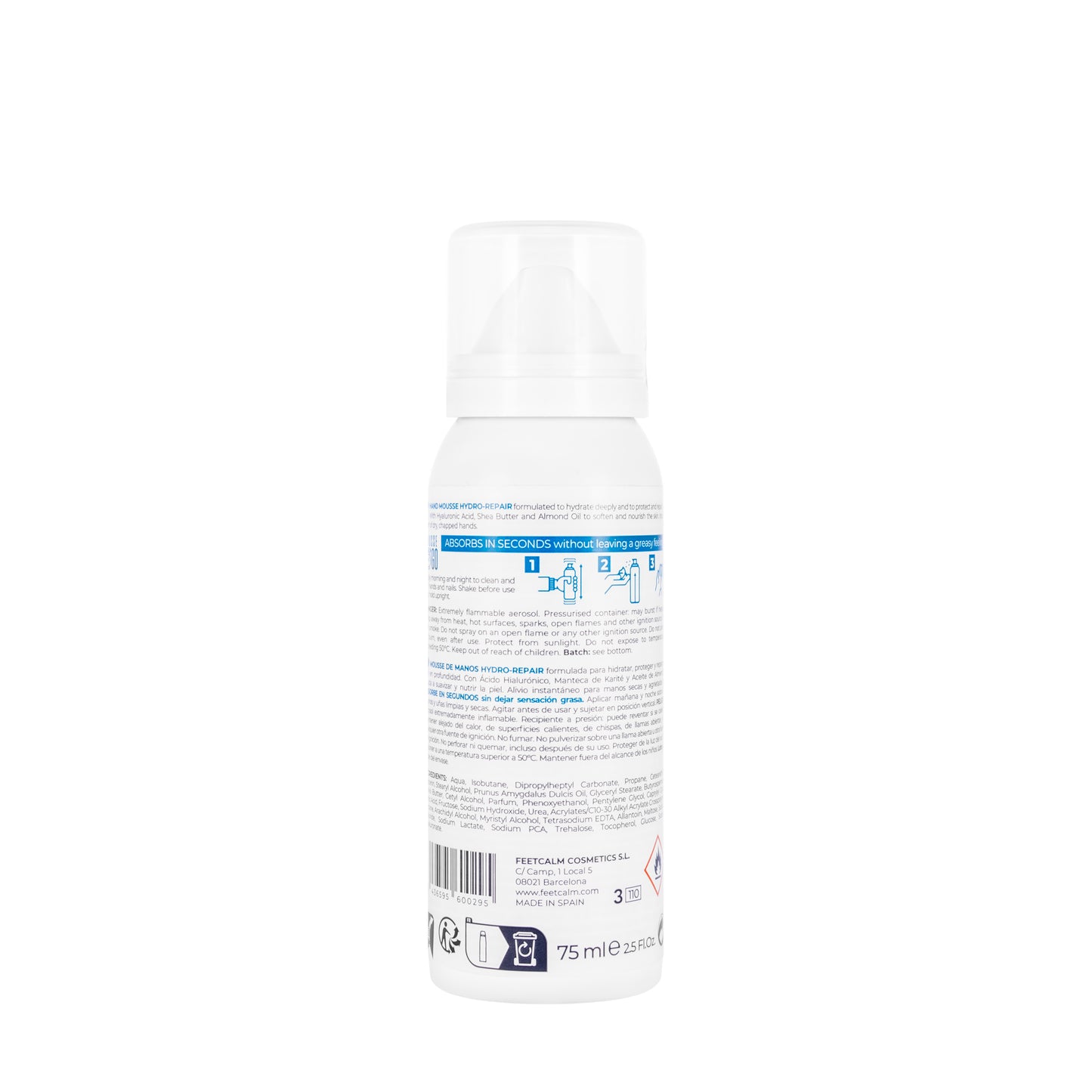 Feetcalm Hand Mousse Hydro-Repair 75 ml