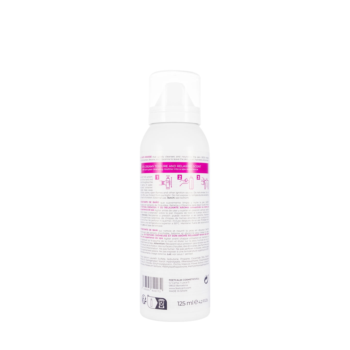 Feetcalm Hydrating Bath Mousse 125 ml