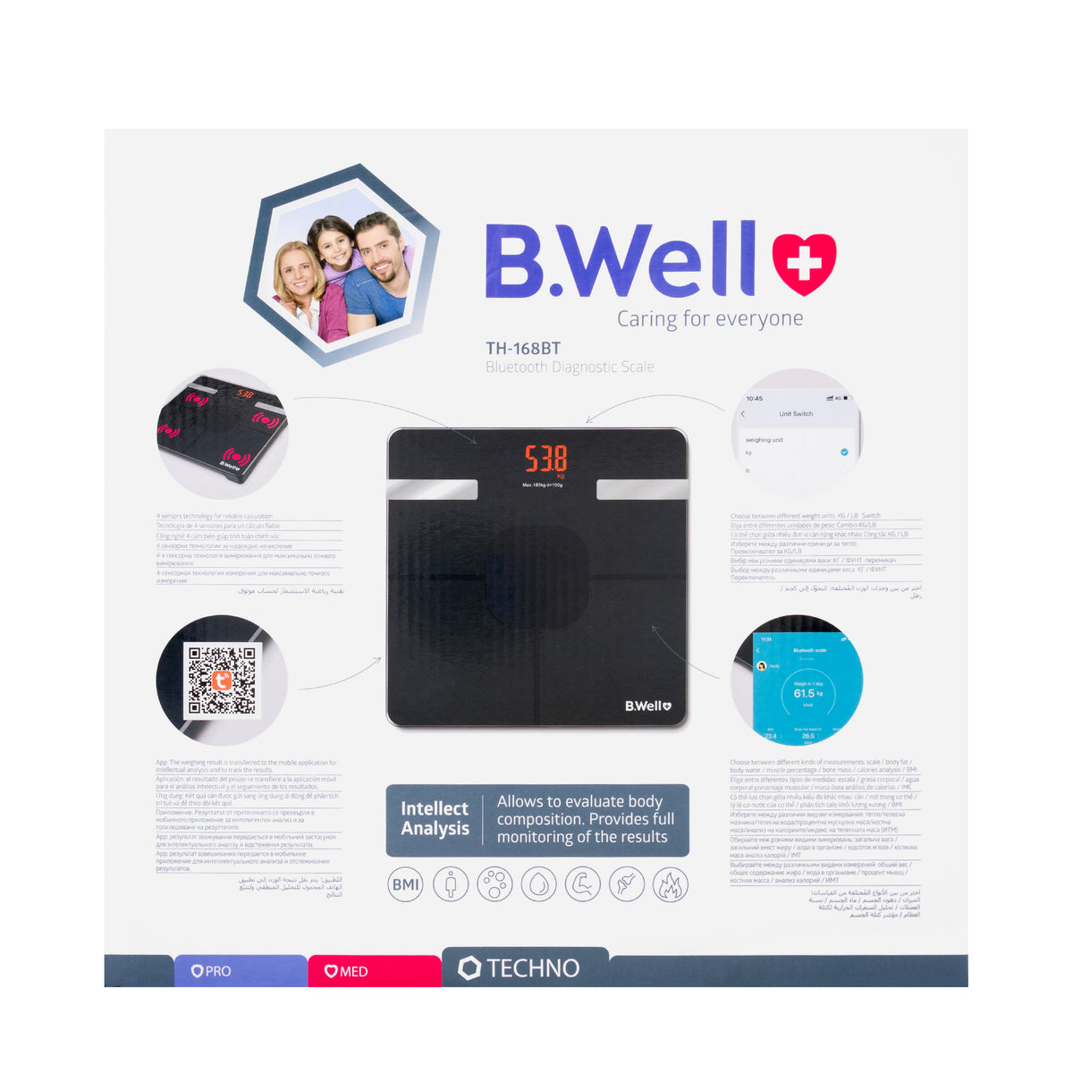 B.Well Digital Scale TH-168B