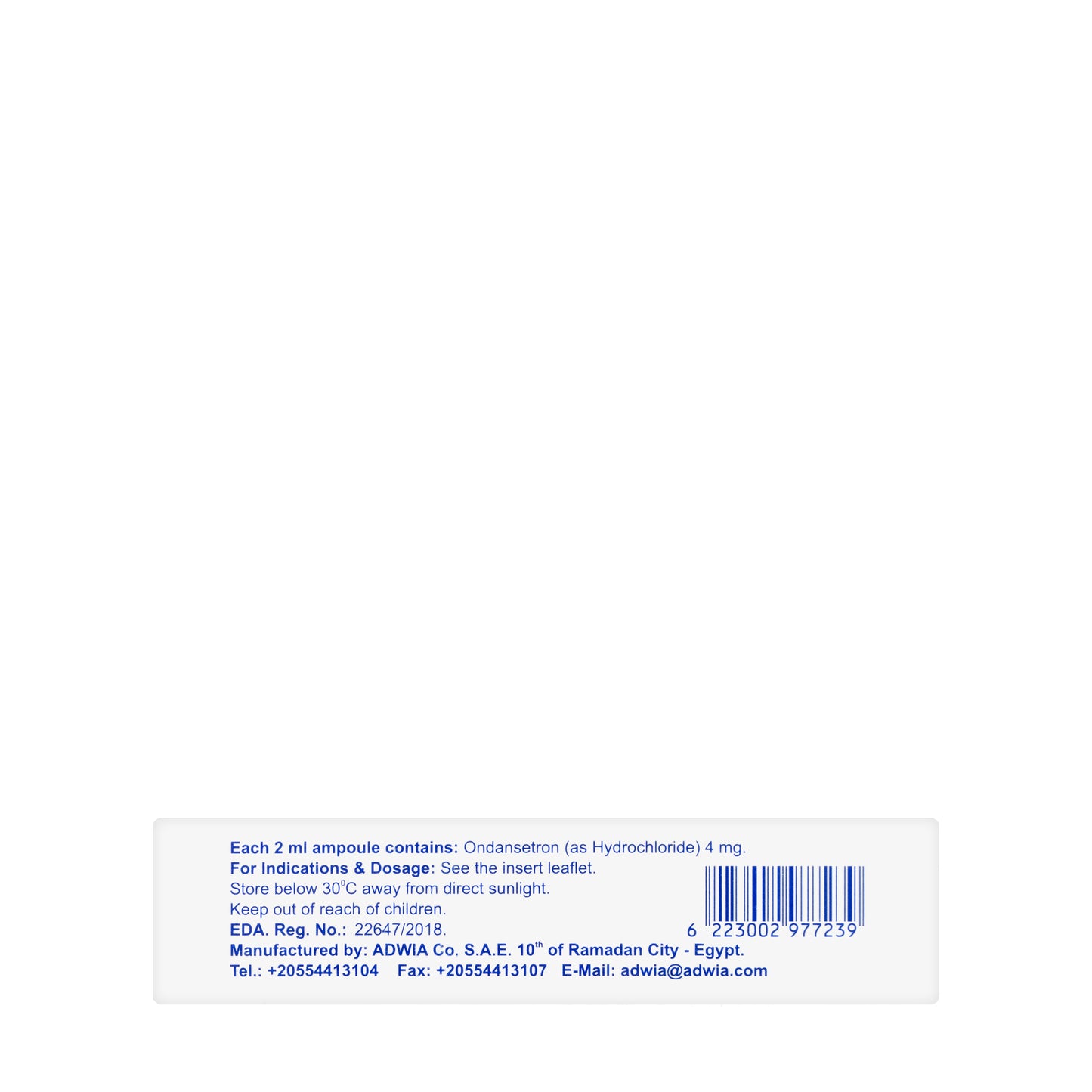 Danset 4 Mg Injection 3X2 Ml