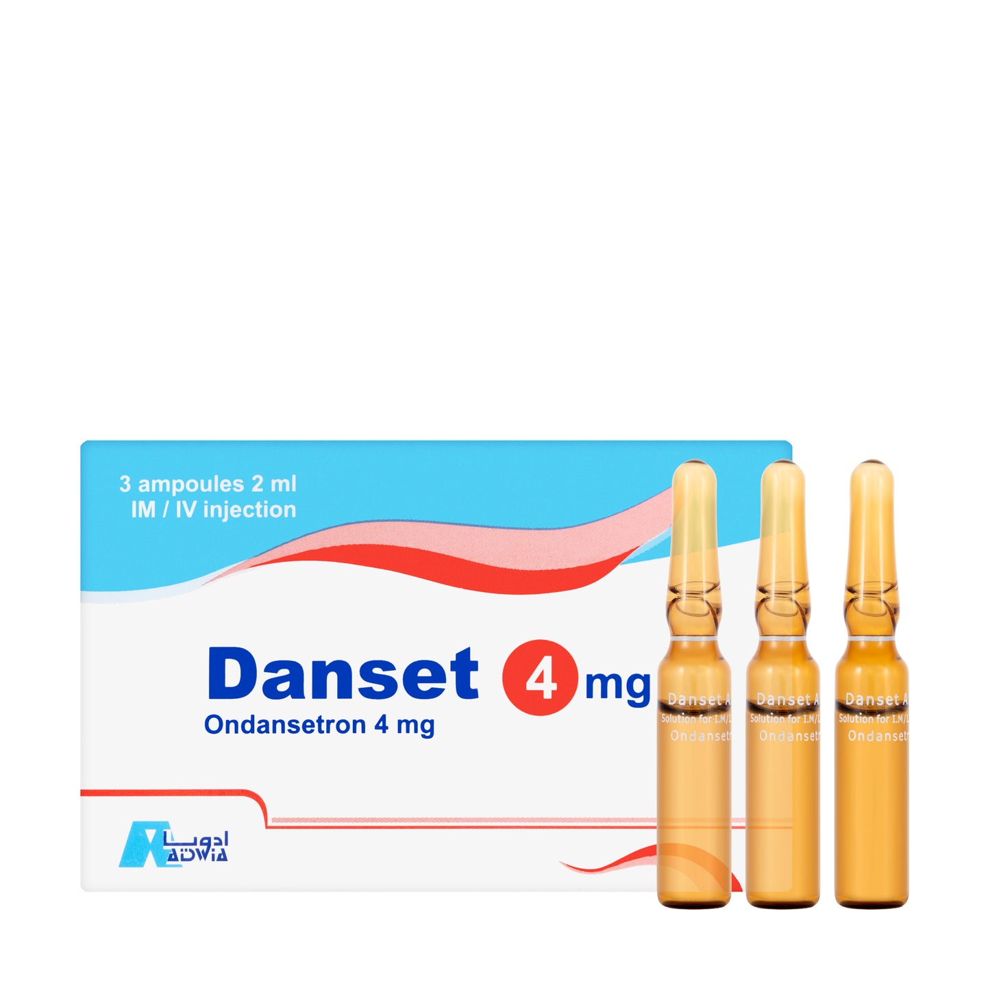 Danset 4 Mg Injection 3X2 Ml