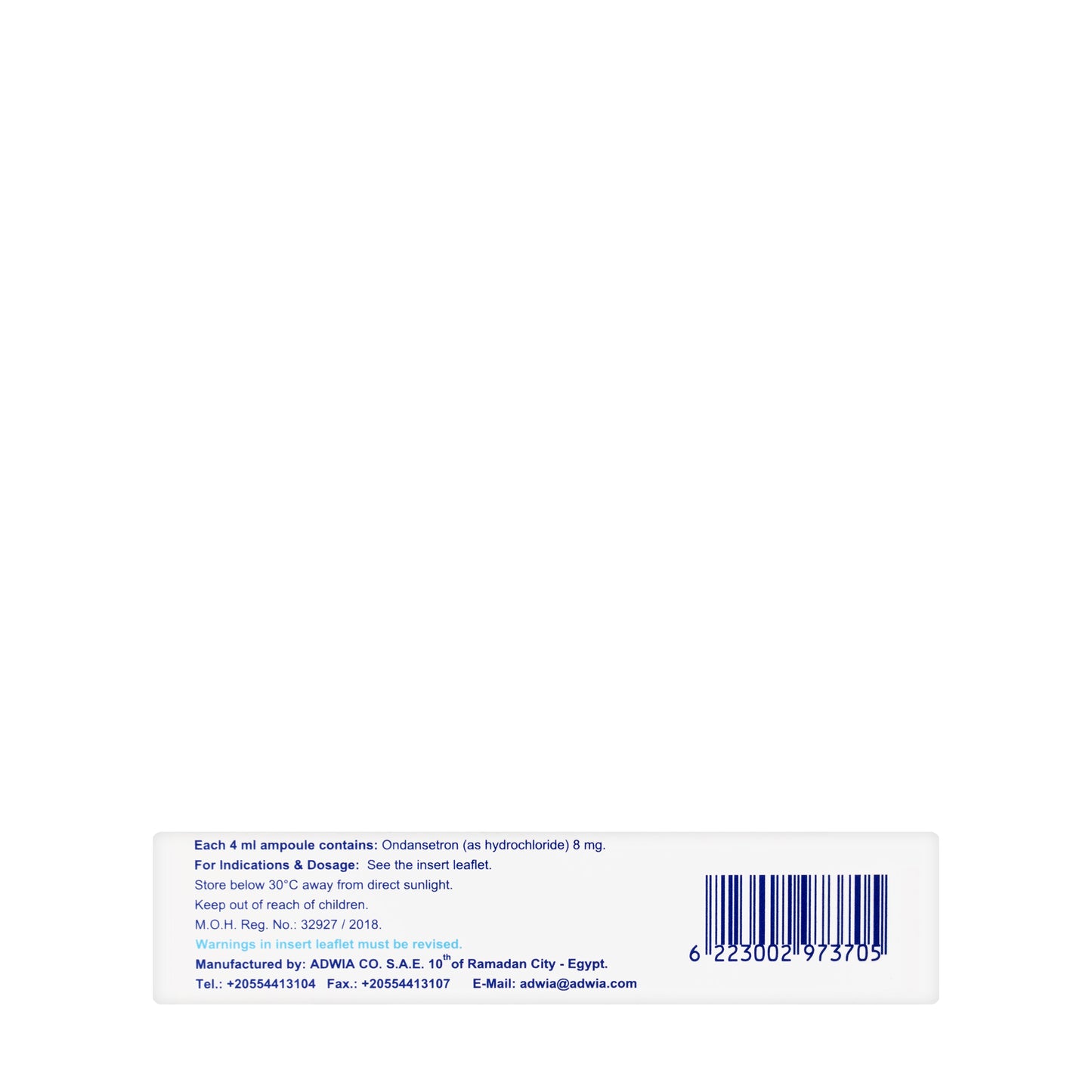 Danset 8 Mg Injection 1 Ampoule